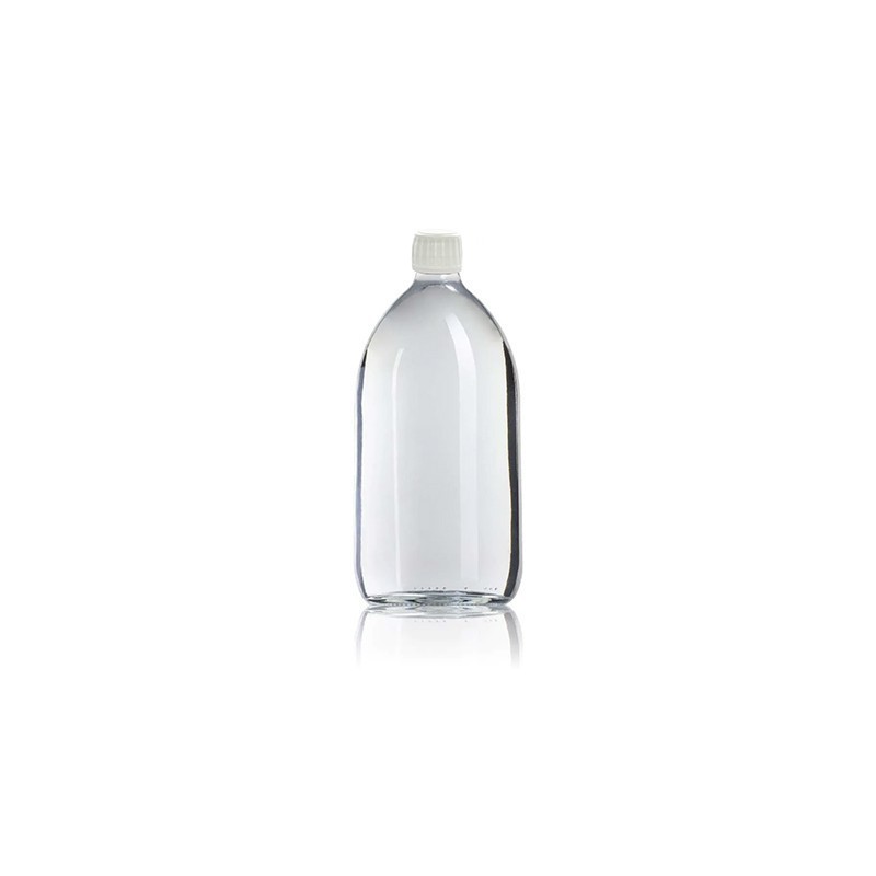 Flacone in vetro da 1000 ml per farmacia e laboratorio Flacone in vetro da 1000 ml per farmacia e laboratorio