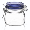 barattolo ermetico con coperchio blu