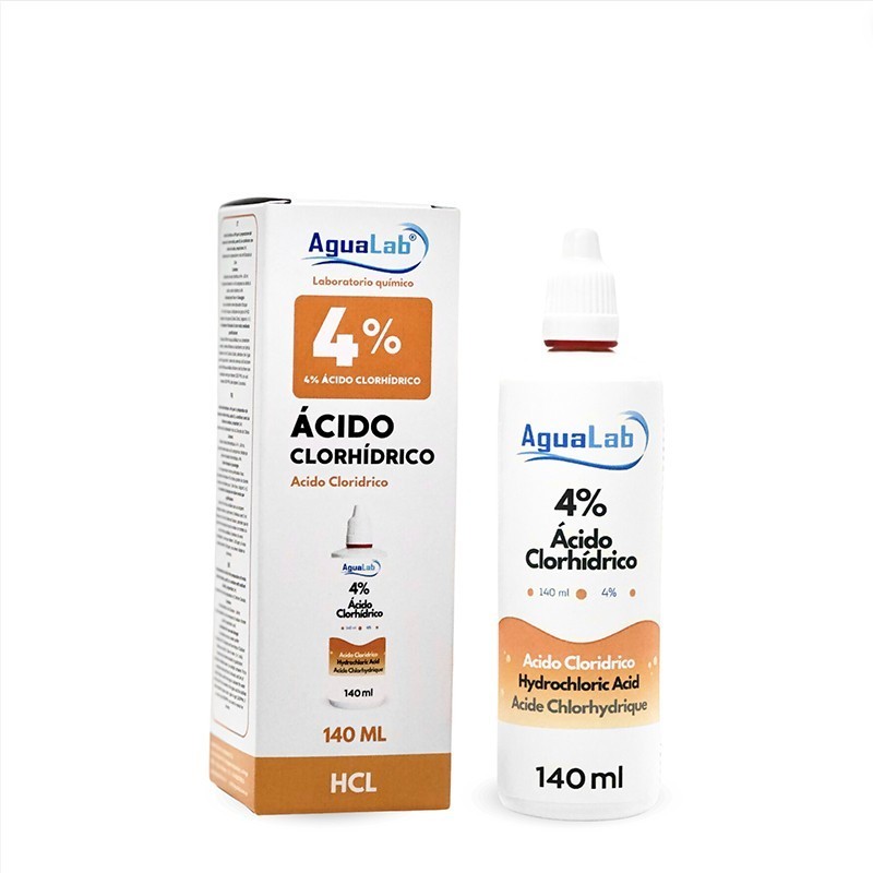 Acido cloridrico 4% 140 ml individuale Acido cloridrico 4% 140 ml individuale