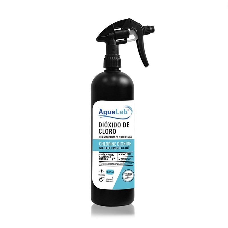 Spray disinfettante per superfici biossido di cloro 1000 ml Spray disinfettante per superfici biossido di cloro 1000 ml