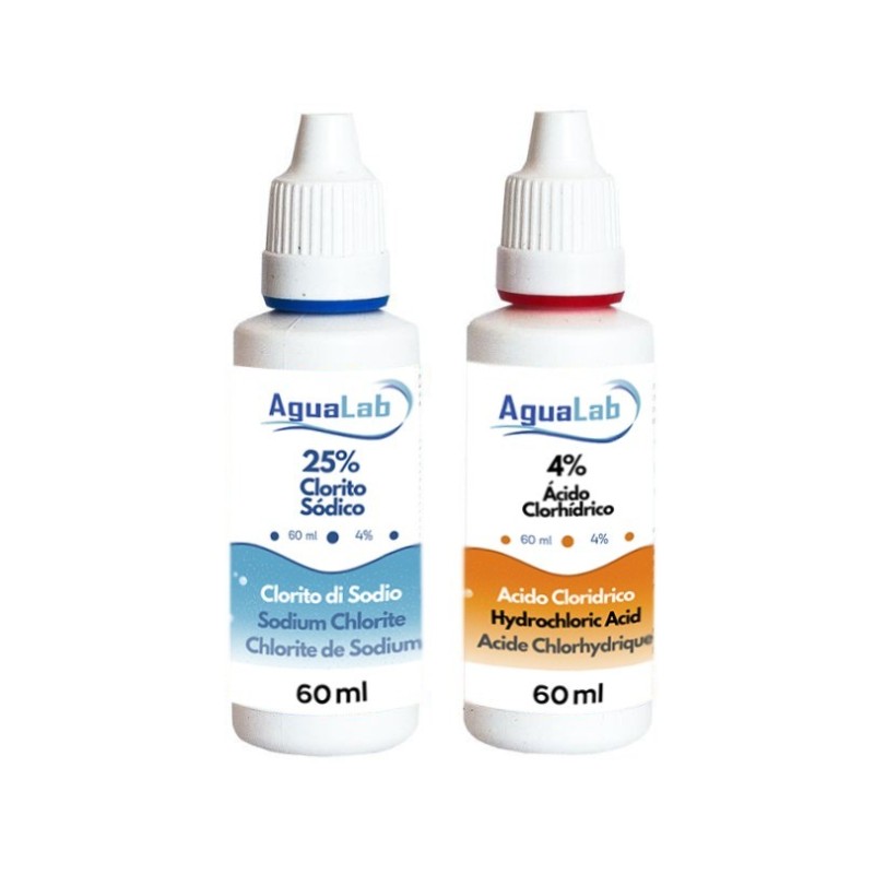 Kit Cloruro Di Sodio 25% (60 ML) + Attivatore - Acido Cloridrico 4% Kit Cloruro Di Sodio 25% (60 ML) + Attivatore - Acido Cloridrico 4%