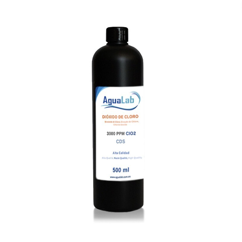 Biossido di cloro 500ml Nero Plastica HDPE Biossido di cloro 500ml Nero Plastica HDPE