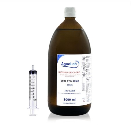 Venta de Dióxido de Cloro 1000ml Cristal (C.D.S.)
