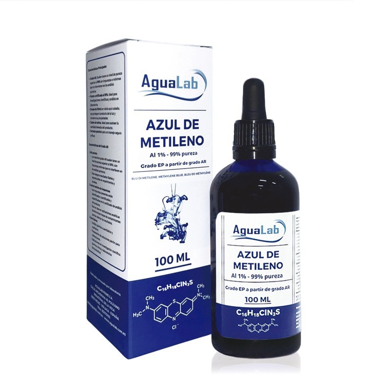 Blu di Metilene all'1% – 100ml AGUALAB Blu di Metilene all'1% – 100ml AGUALAB